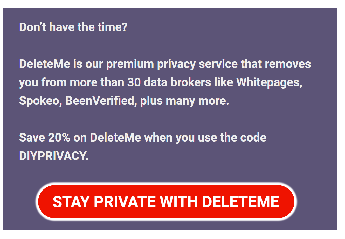 deleteme 评论 2021:保护您的在线隐私(合法吗?