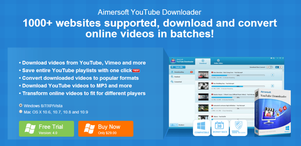 free instant youtube downloader for windows 10