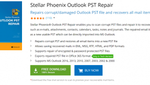 stellar phoenix outlook pst repair review