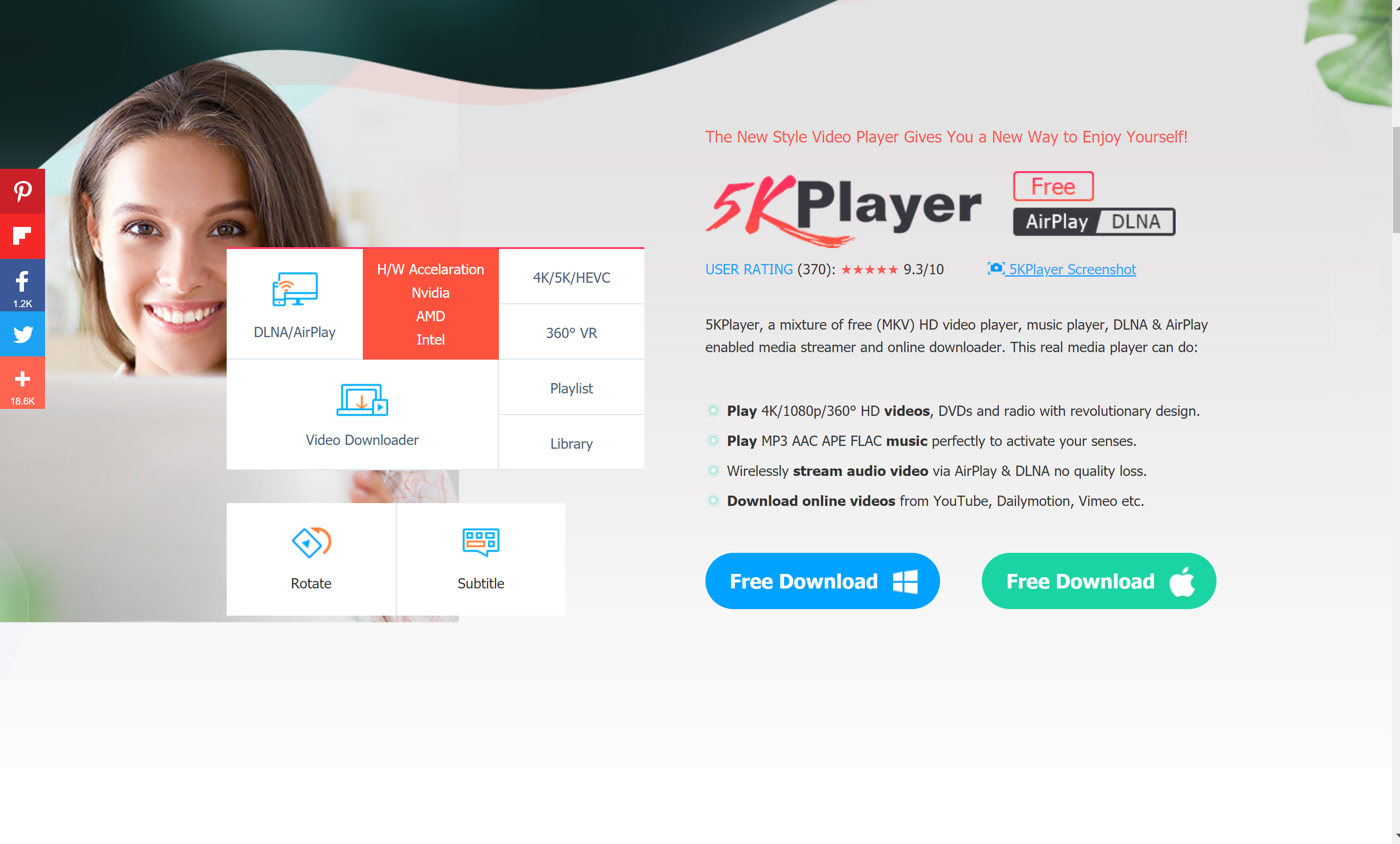 5kplayer for windows review