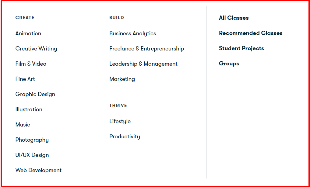 SkillShare Vs Masterclass - Course