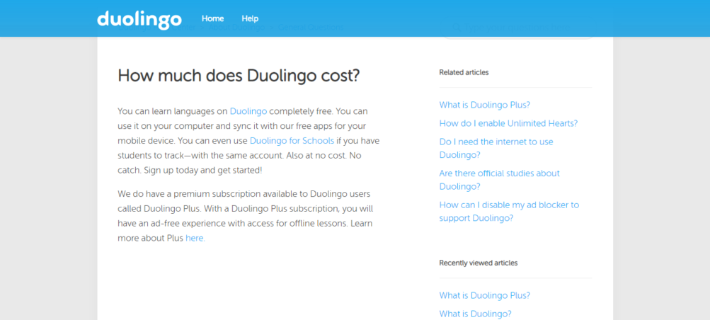 duolingo pricing plan