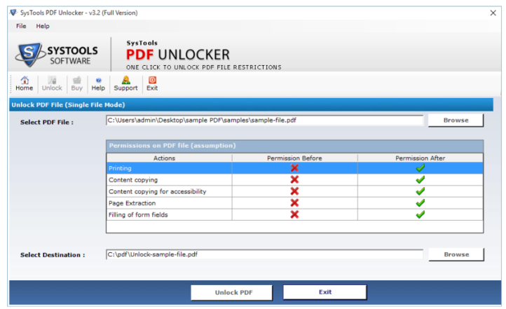 systools pdf unlocker activation key