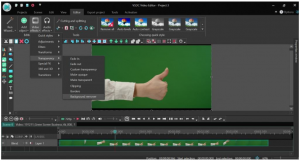 vsdc free video editor green screen