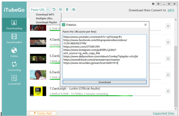 iTubeGo YouTube Downloader for mac instal free