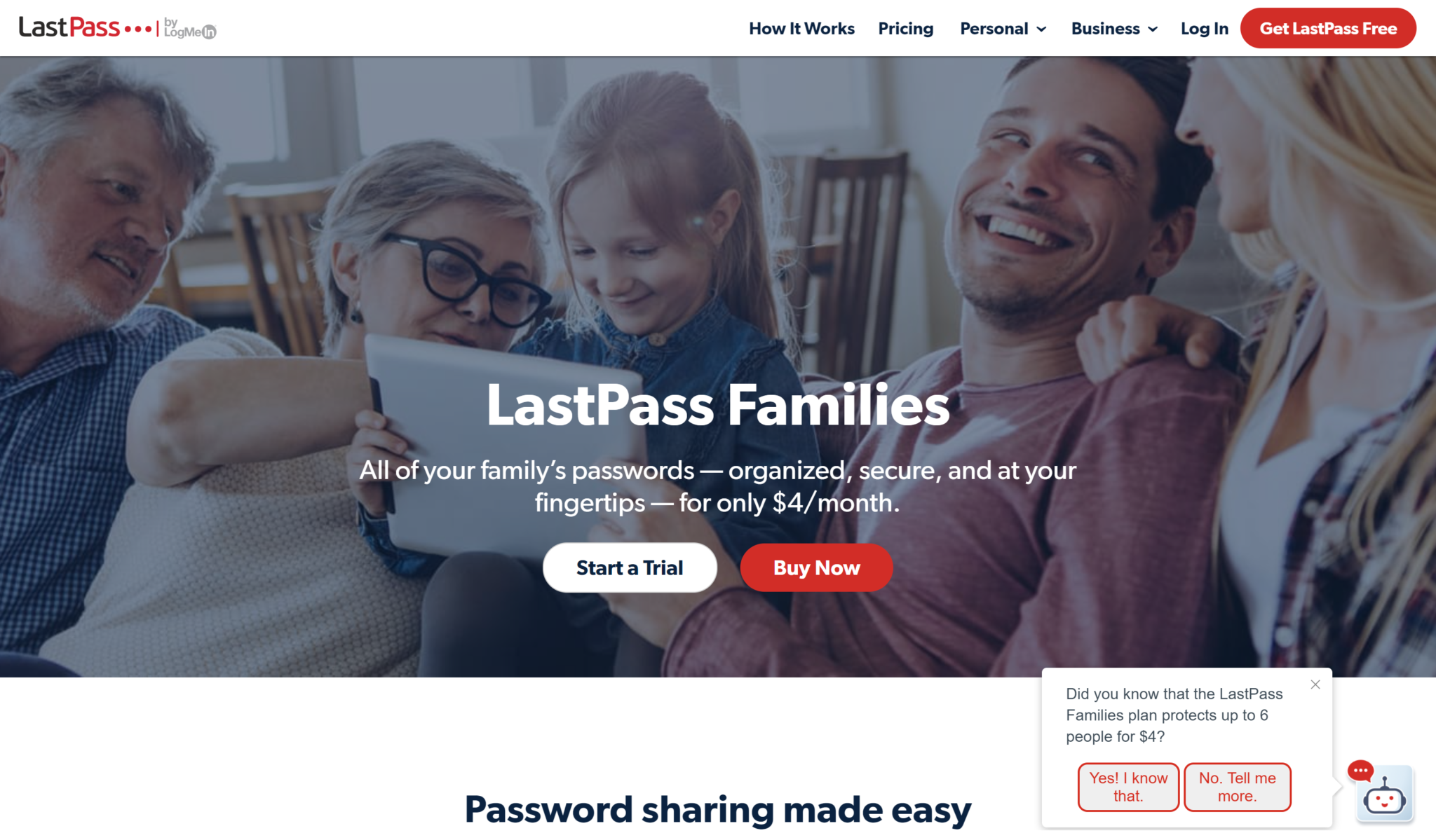 last pass families