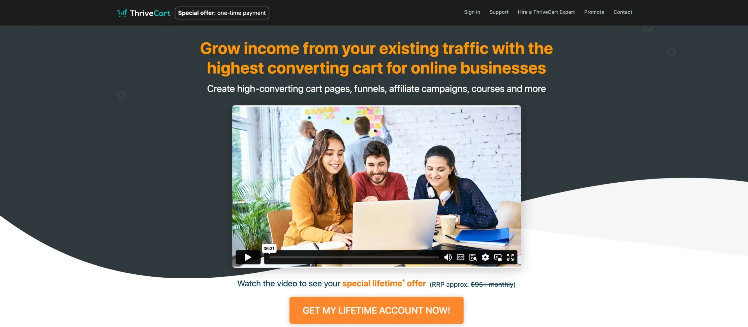 Affiliate Program With ThriveCart