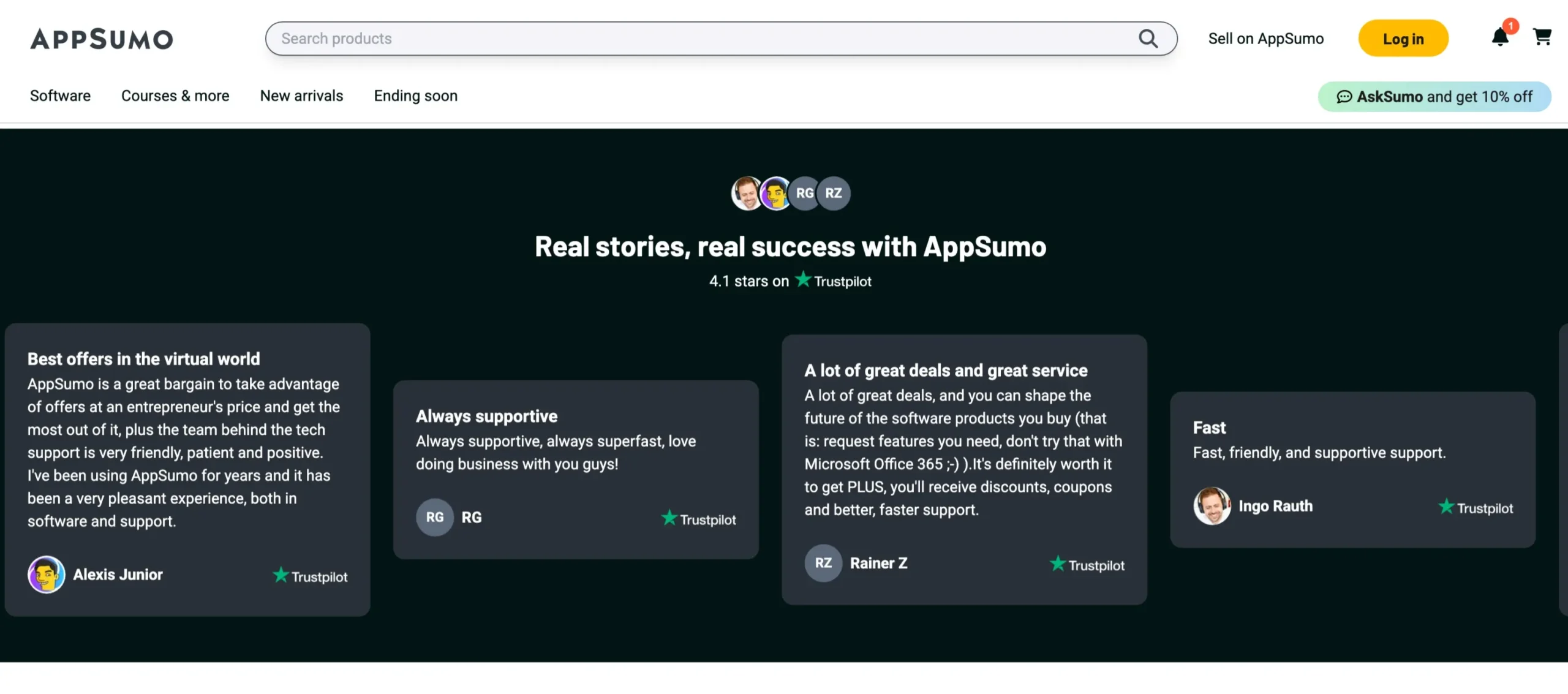 AppSumo - User Reviews