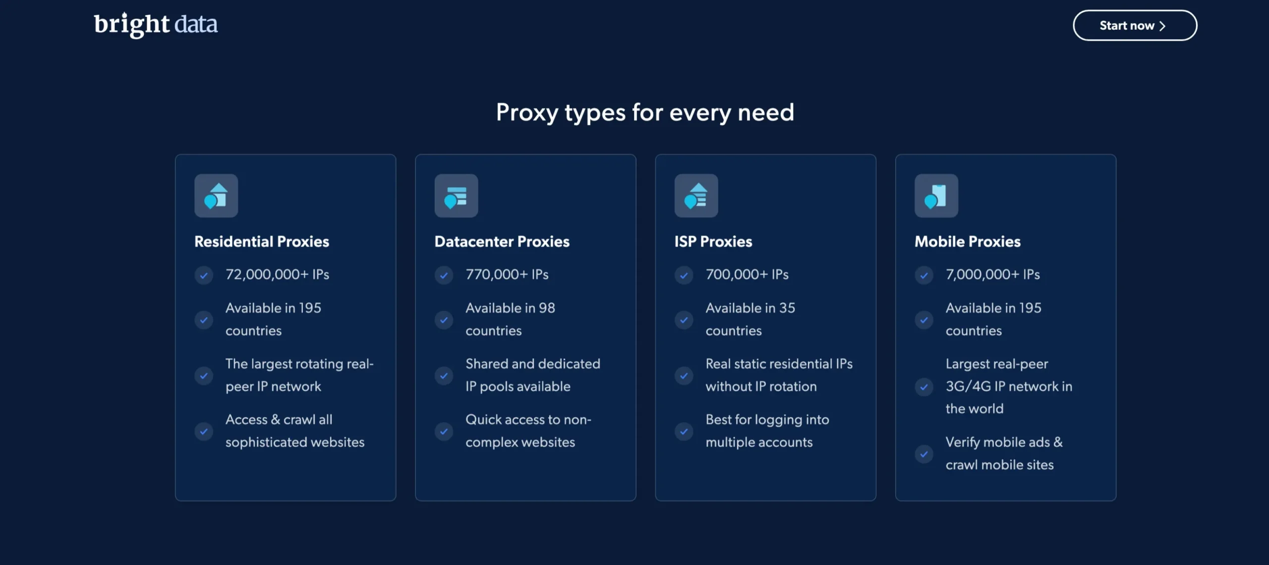 Bright Data: Proxy Types for Every Need