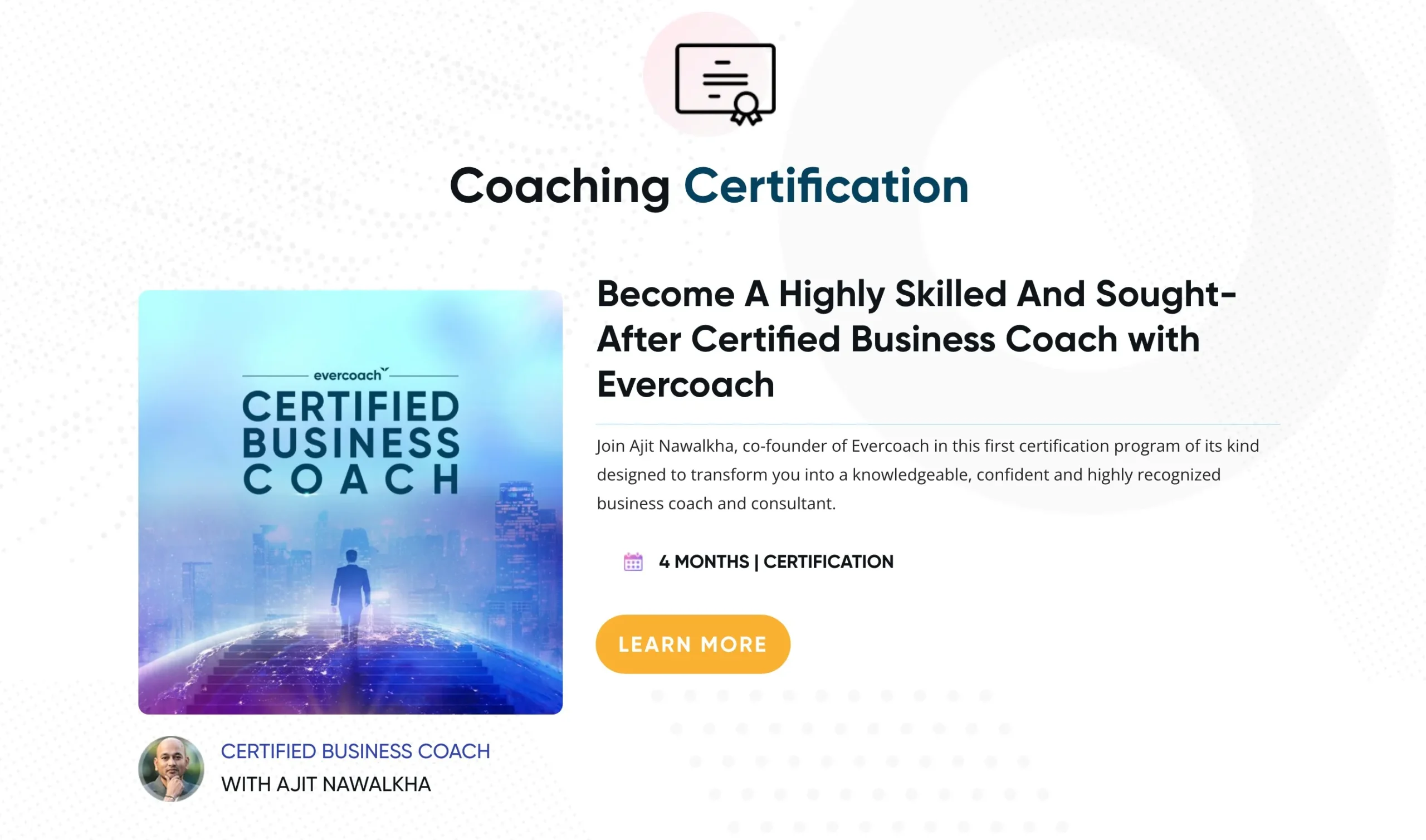 Can I Get Certified With Evercoach?