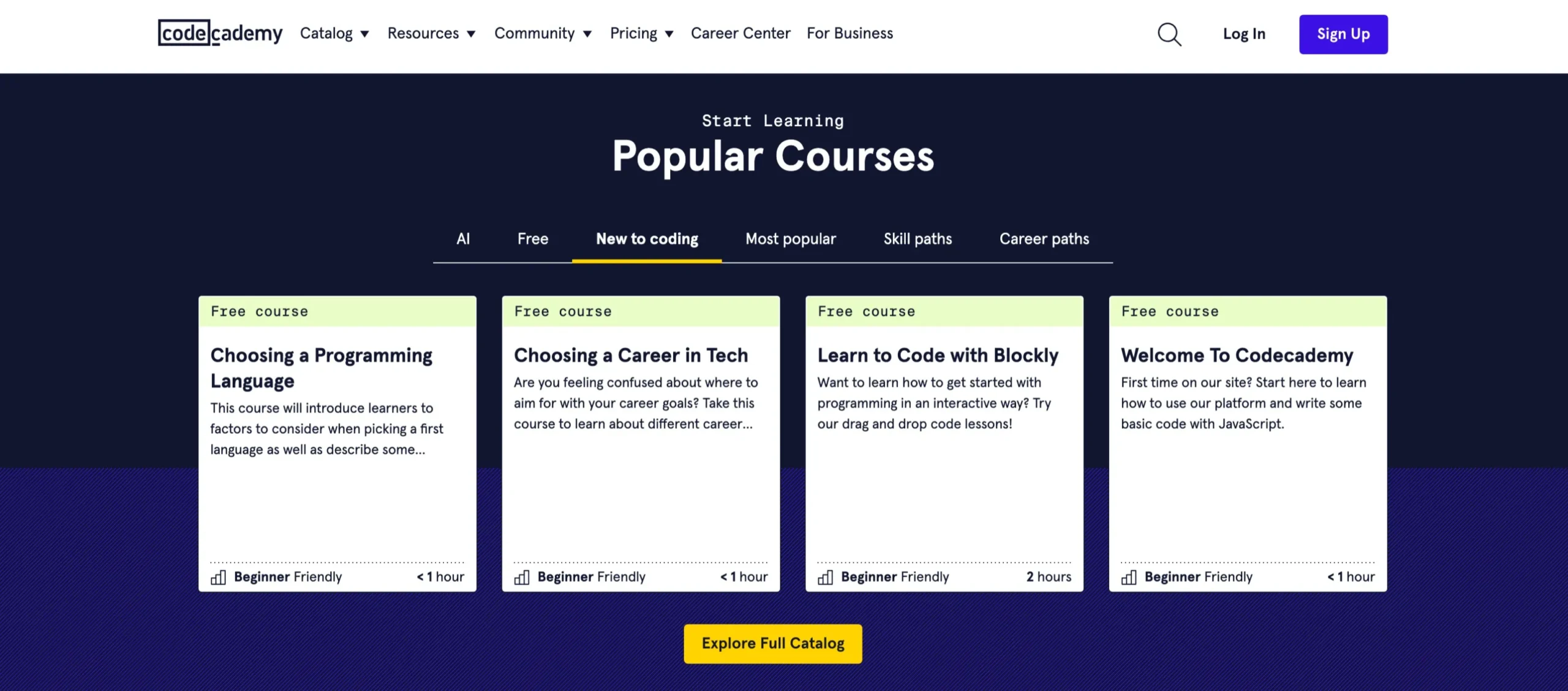 Codecademy - Coding