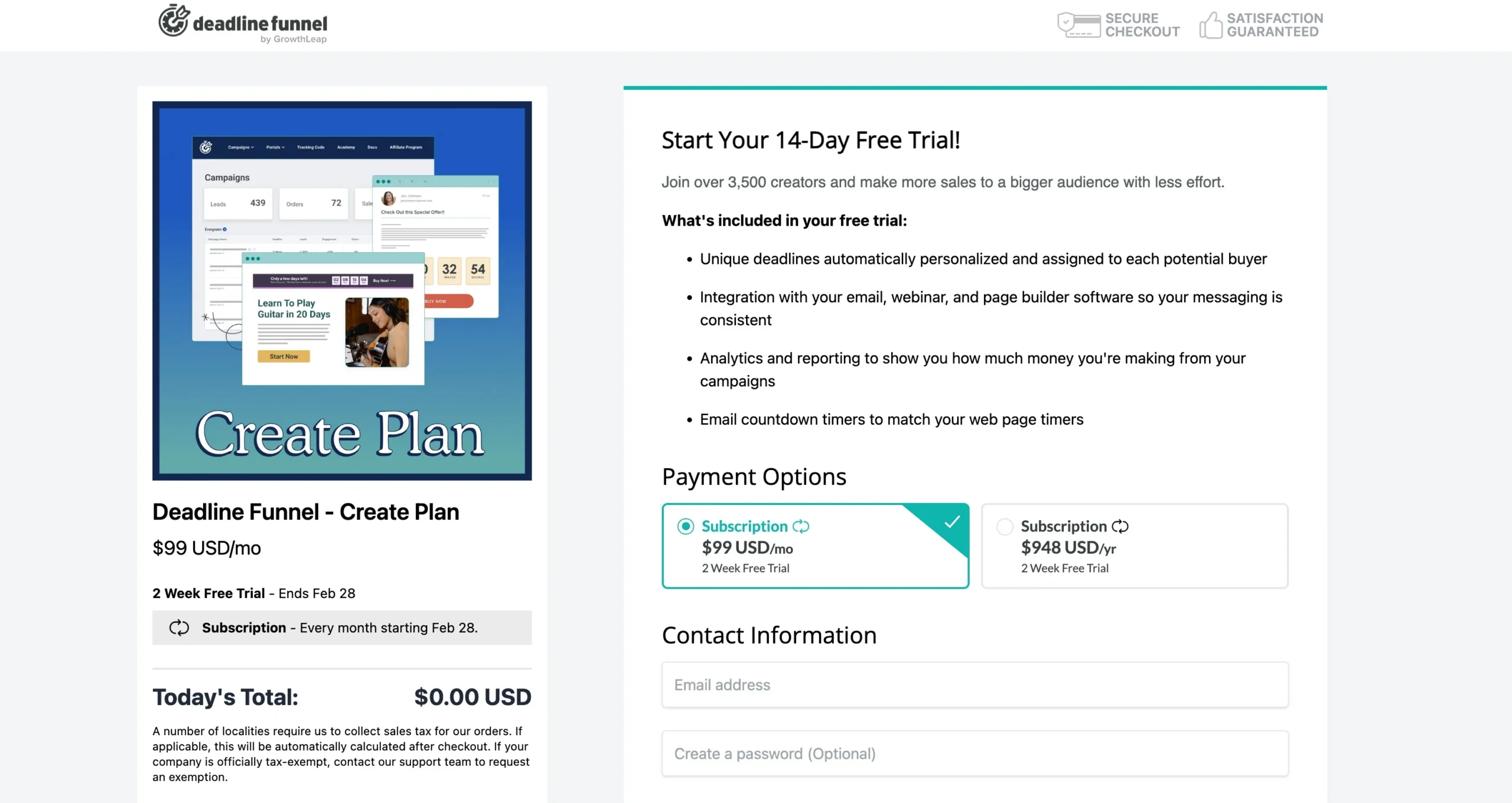 Deadline Funnel Free Trial- Steps To Join