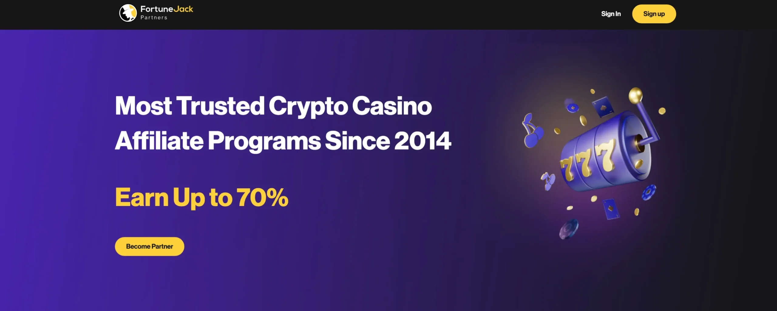 Fortune Jack Casino Affiliate Program