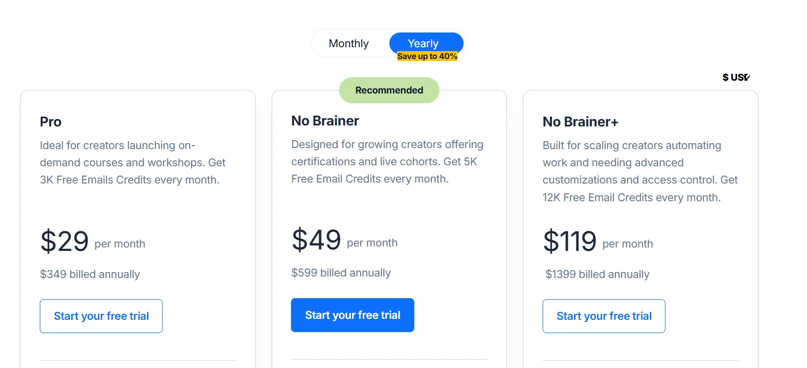 Freshlearn Pricing