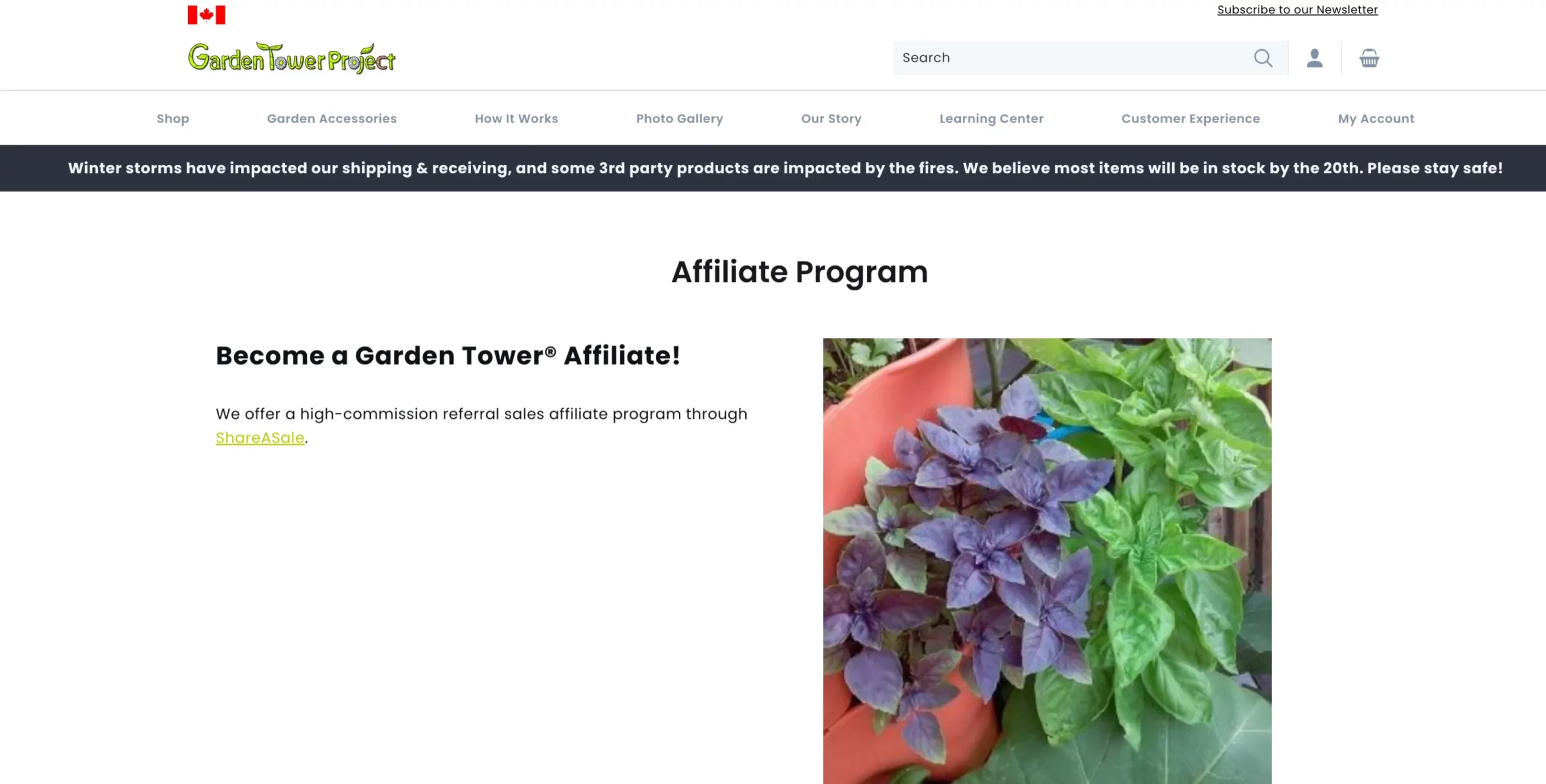 Garden Tower Affiliate Program