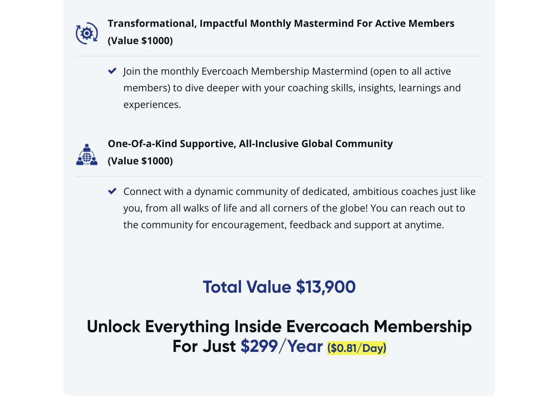 How Much Does Evercoach Membership Cost?