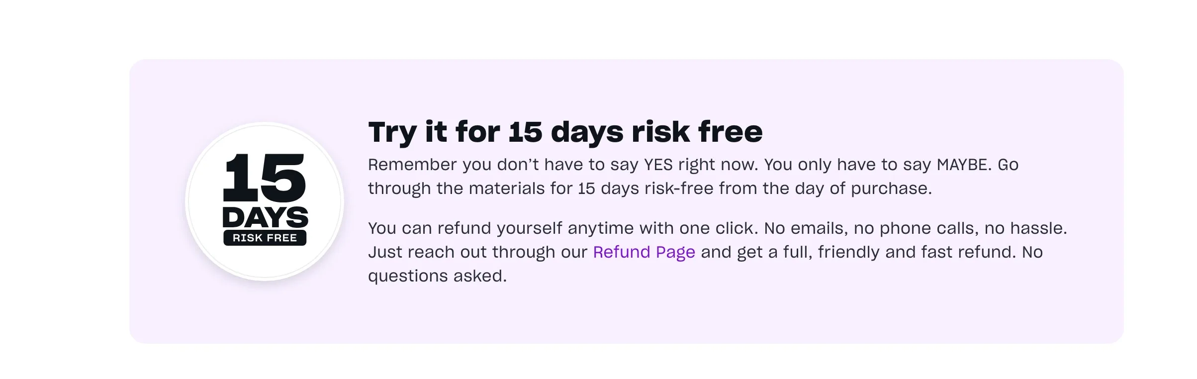 Mindvalley - 15 Days Refund