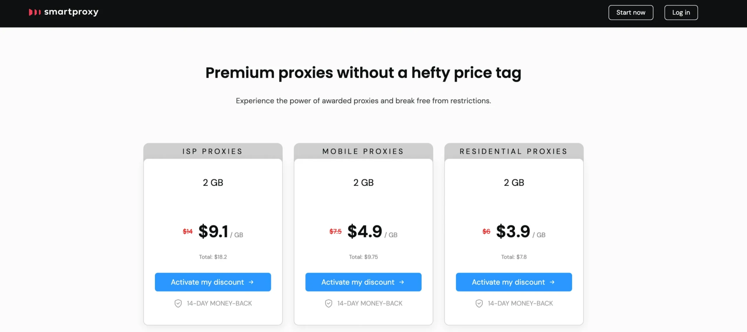 Smartproxy Pricing Plans 💰