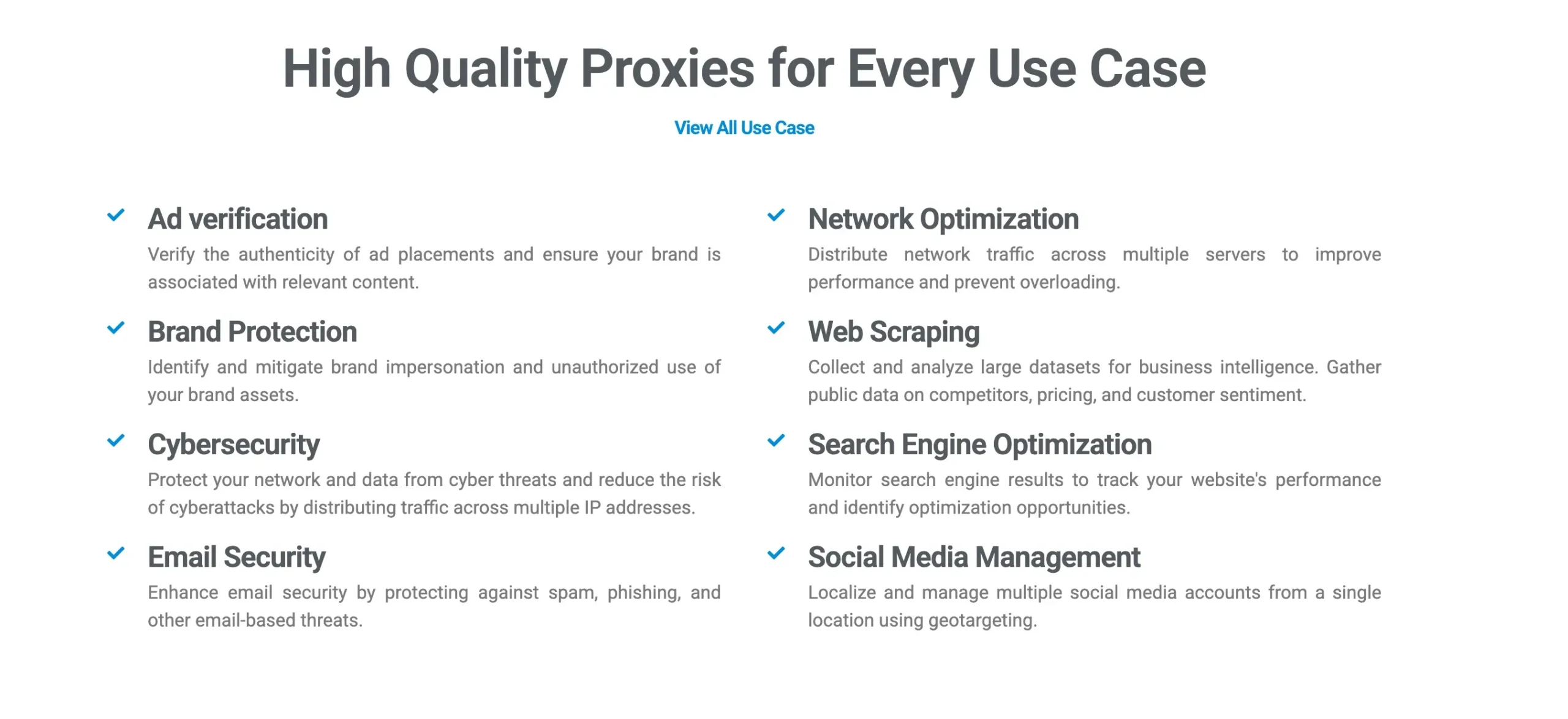 Use Cases for SquidProxies