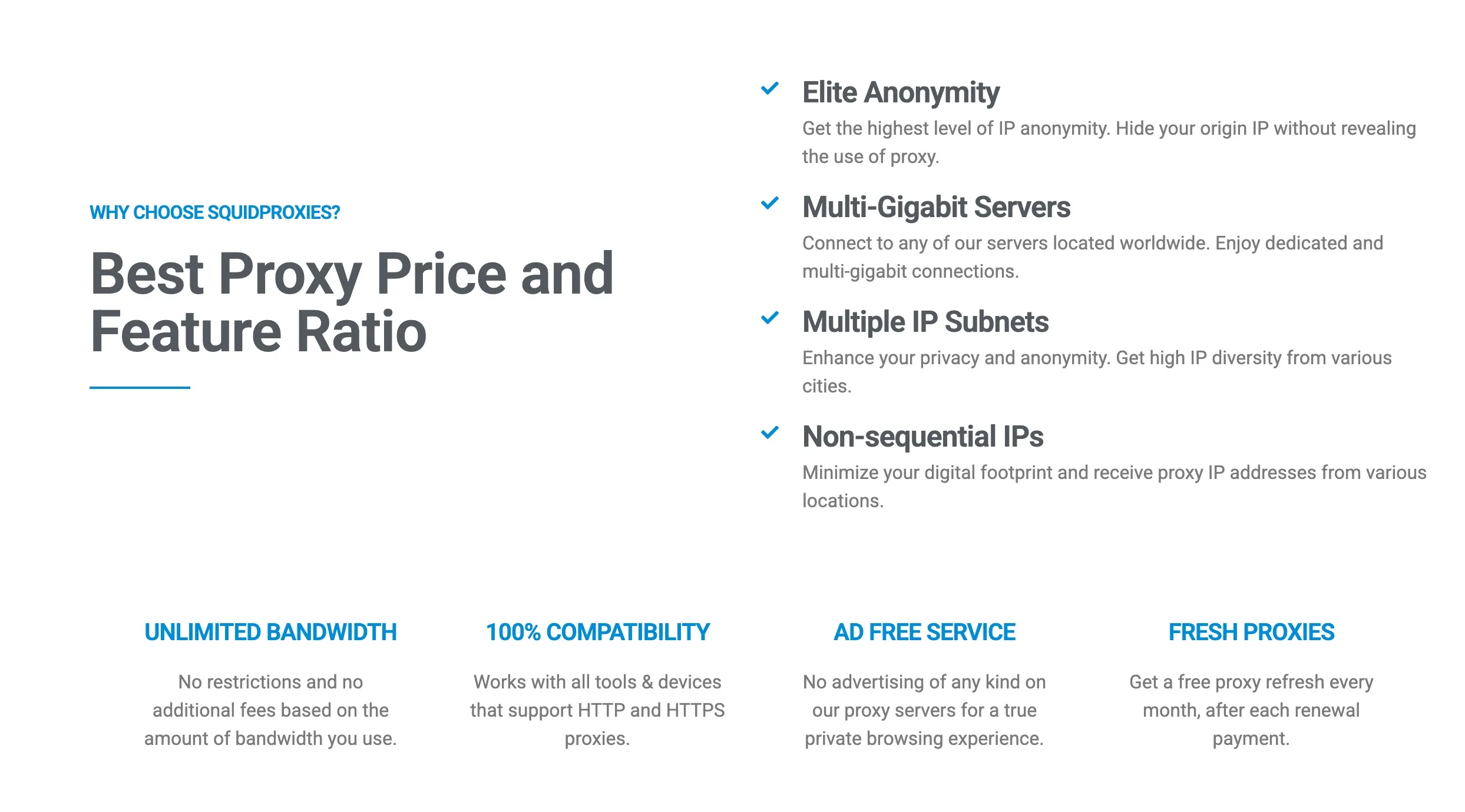 Why Choose SquidProxies?