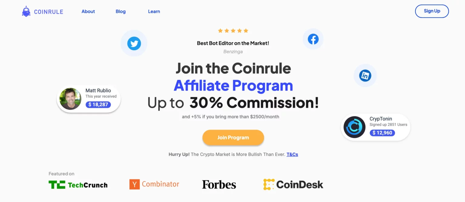 Coinrule Affiliate Program