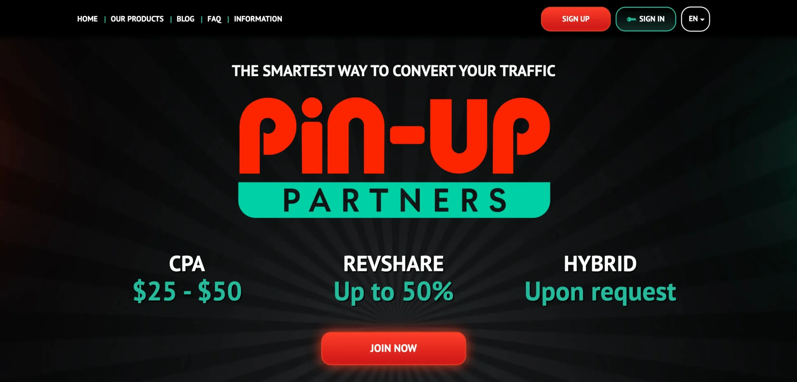 Pin-Up Partners Affiliate Program Review