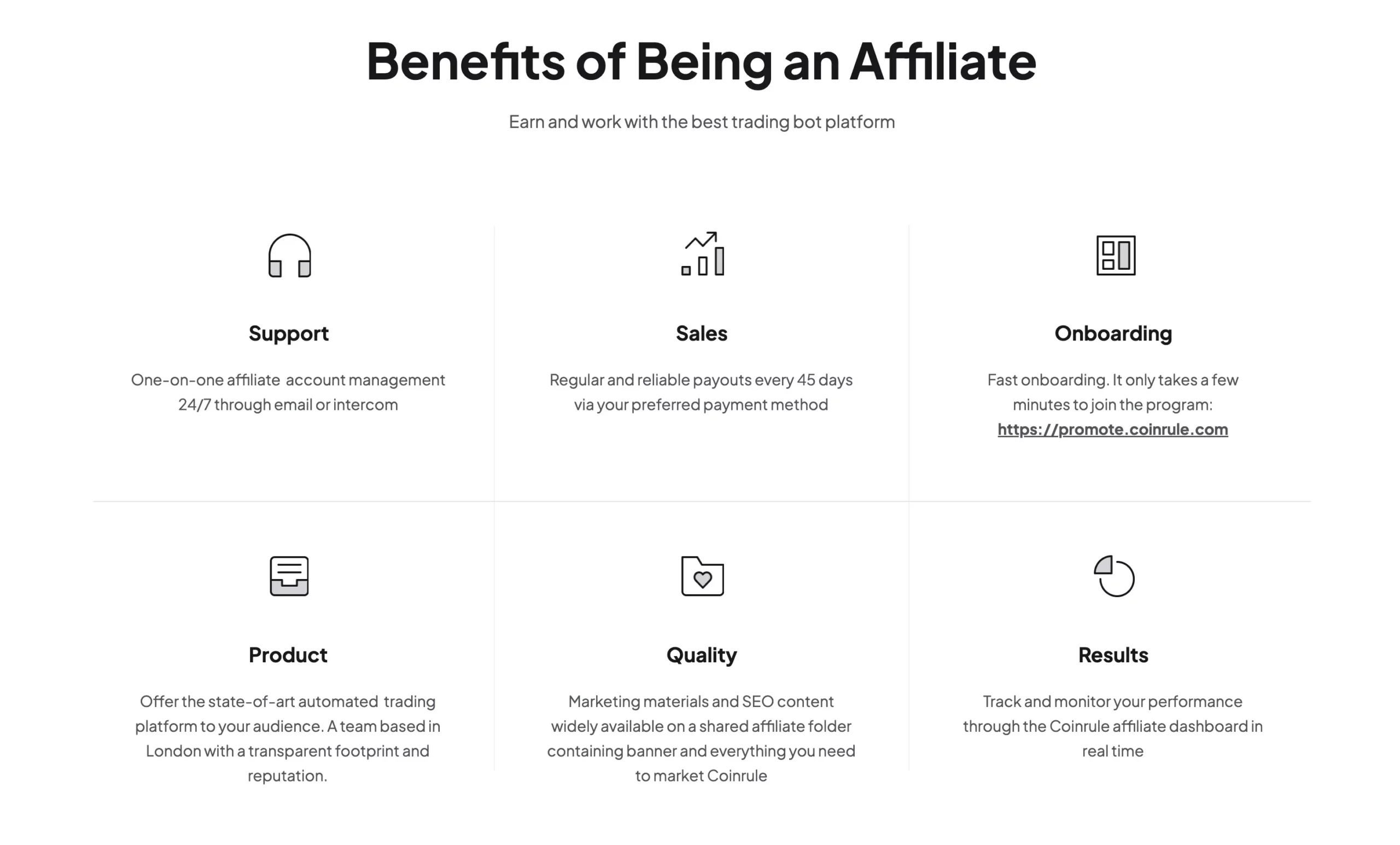 Why Choose Coinrule Affiliate?