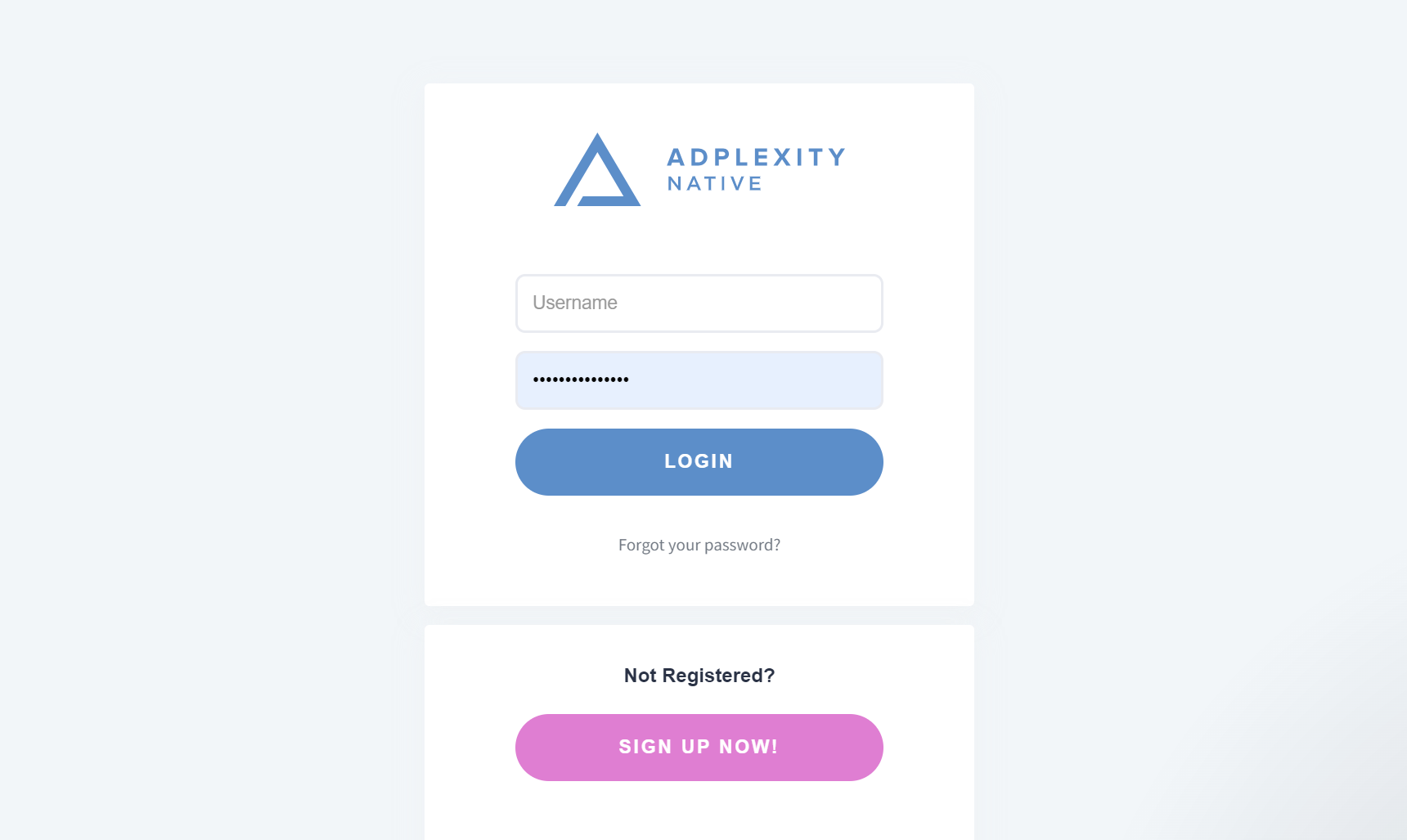 Adplexity native coupon signup